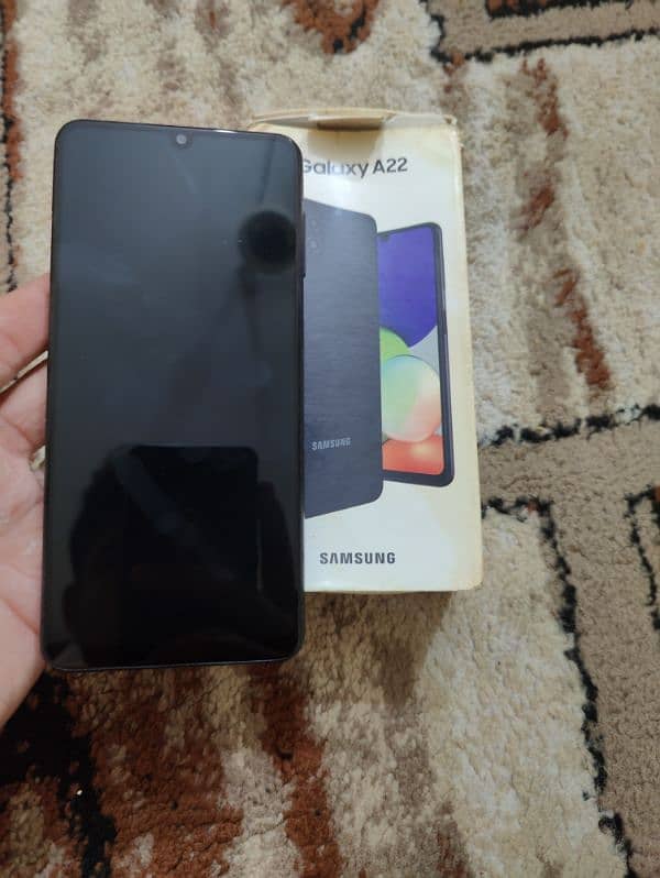 Samsung A22 4rom 128gb with original box 0