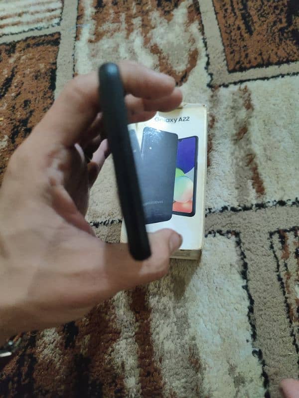 Samsung A22 4rom 128gb with original box 3