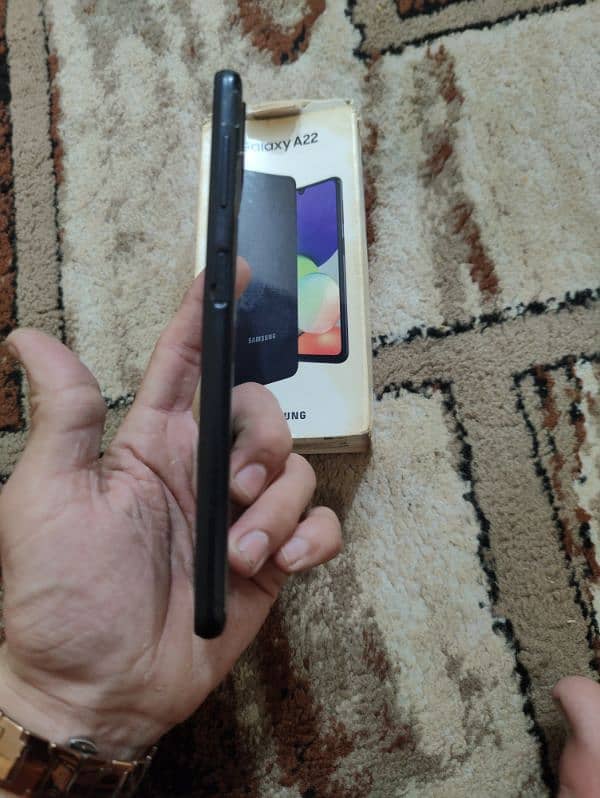 Samsung A22 4rom 128gb with original box 5