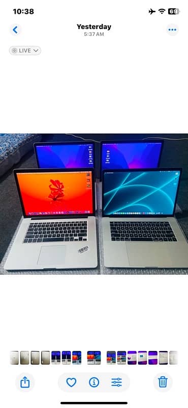 Apple MacBook Pro i7 2017, 2015,2013 details below  in the description 3