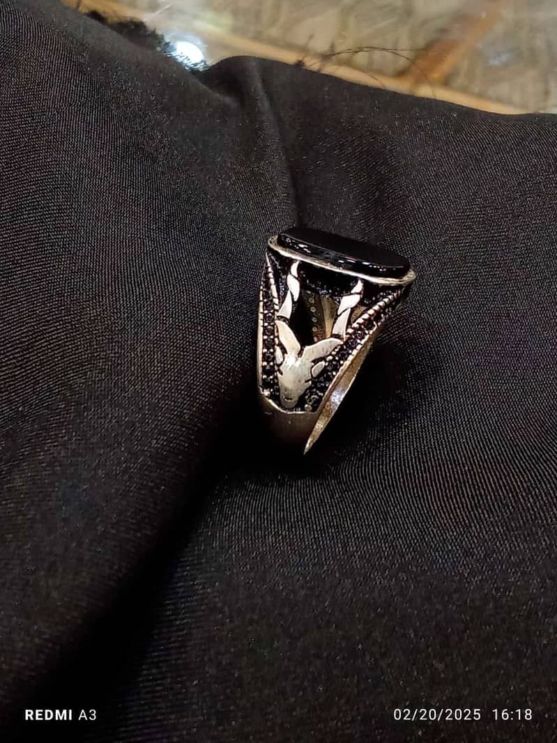 Silver ring Italian 1