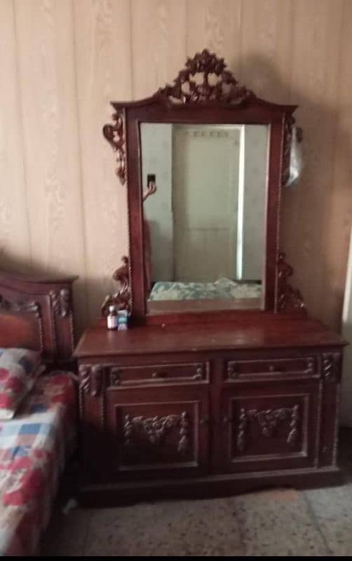 sheesham ki lakrdi ka chiniyoti bedroom set 1