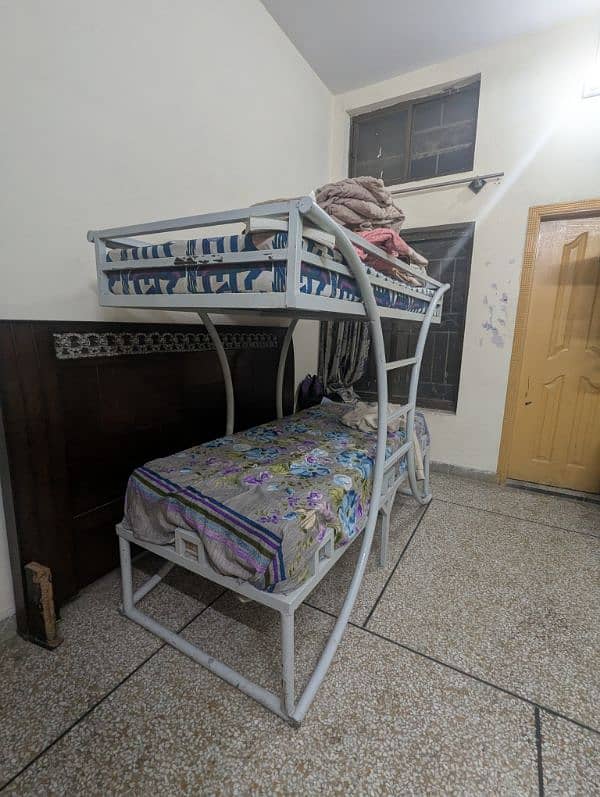 Unique Iron Bunk Bed with 2 New Matures For Urgent Sale 1