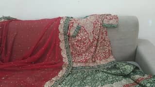 Red Sharara for wedding