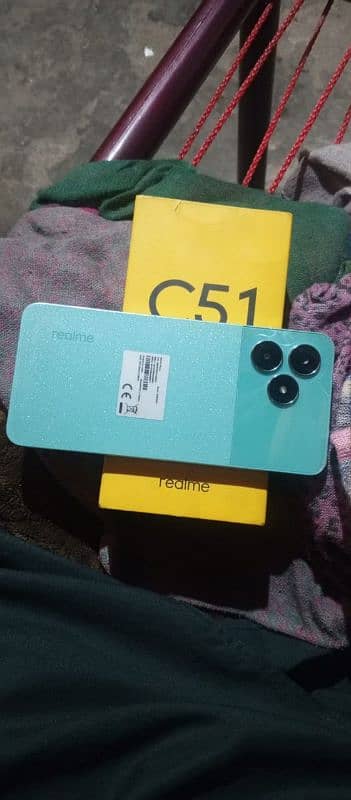 realme c51    4 ram,memory128 4