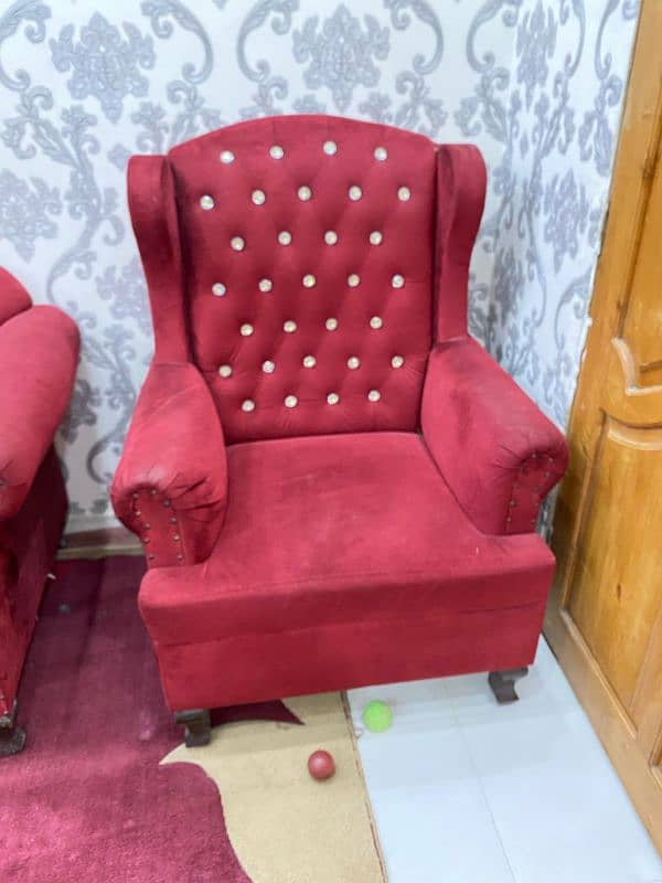 red wala sofa 5 seater ha 2