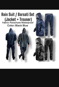 Rain suit (jacket+Trouser) Water Proof rain suit/rain coat