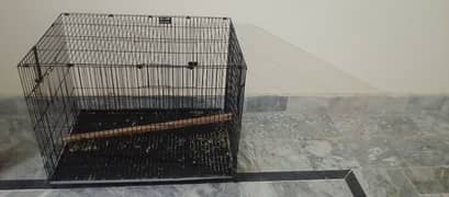 Raw parrot Cage for Sale size 3 by 2 by 2 hai