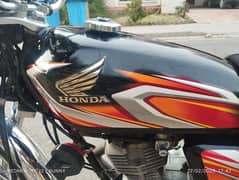 Honda CG 125 model 2022 registration 2023