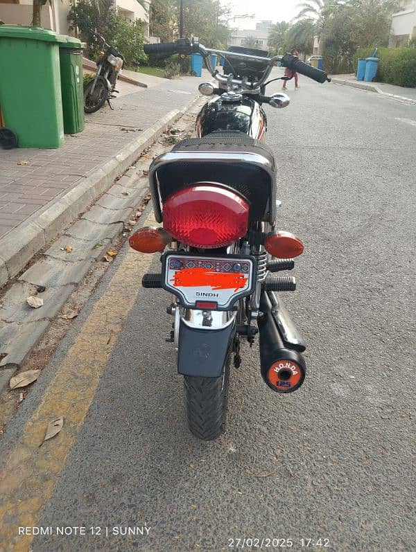 Honda CG 125 model 2022 registration 2023 5