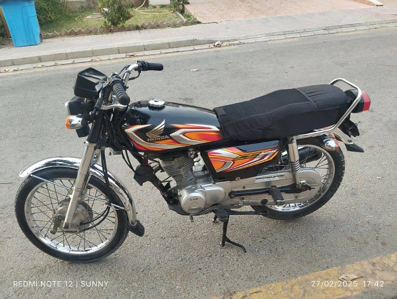 Honda CG 125 model 2022 registration 2023 6