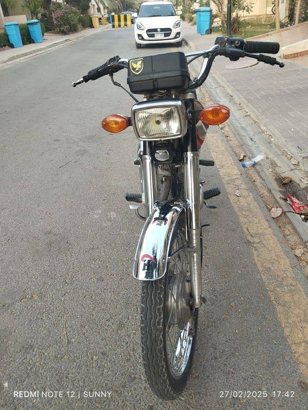 Honda CG 125 model 2022 registration 2023 7