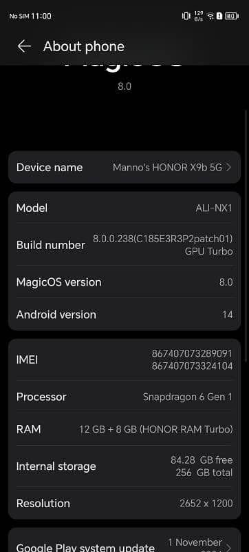 honor x9b 5g 5