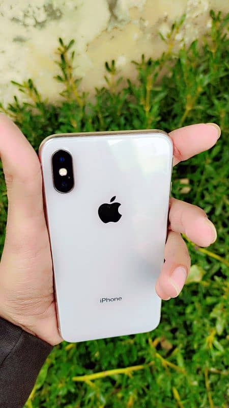 03237004371 iPhone X physical sim officially approved Crystal white 1