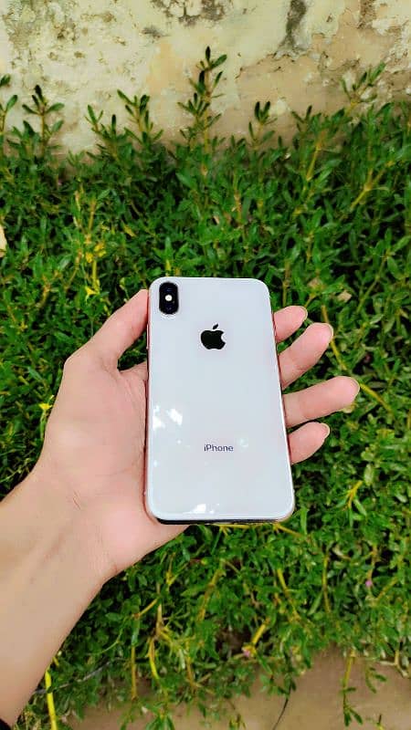 03237004371 iPhone X physical sim officially approved Crystal white 2