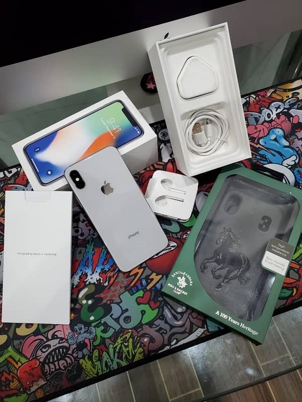 I phone x pta approved 256Gb with box and all accessories for sale lhr 9