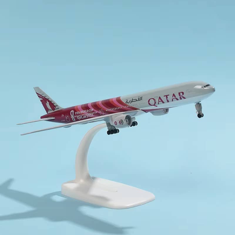 Qatar Airways 777 FIFA World Cup 2022 Aircraft Model – 20cm 1:200 Sca 0