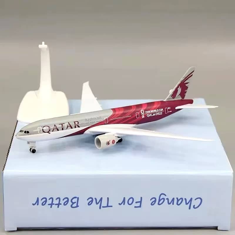 Qatar Airways 777 FIFA World Cup 2022 Aircraft Model – 20cm 1:200 Sca 1