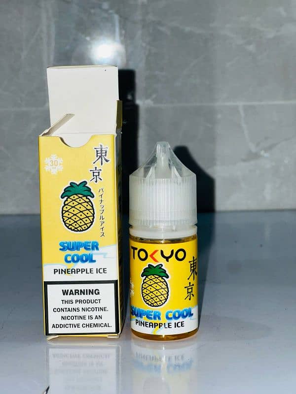 Tokyo pineapple ice 35 mg / 28 ml flavour + iced mint 20 mg/ 22 ml 0