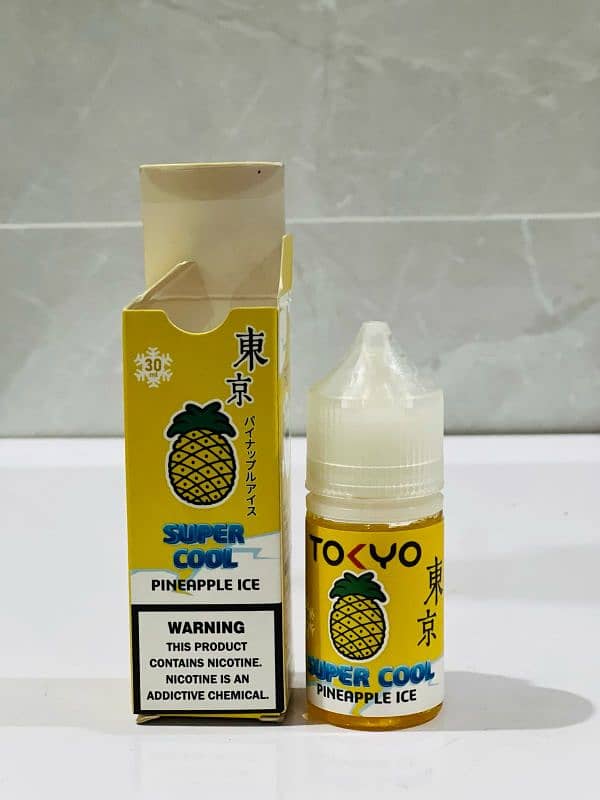 Tokyo pineapple ice 35 mg / 28 ml flavour + iced mint 20 mg/ 22 ml 1