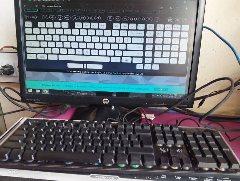 A4 tech bloody RGB gaming keyboard for sale urgent 4