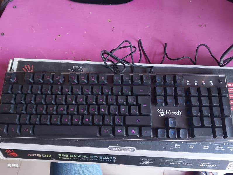 A4 tech bloody RGB gaming keyboard for sale urgent 5