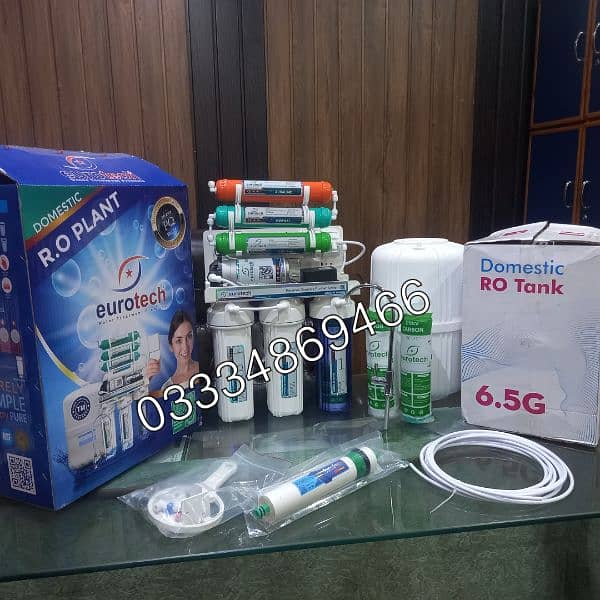 Euro tech 7 stage Domestic water filter Ro plant taiwan 1