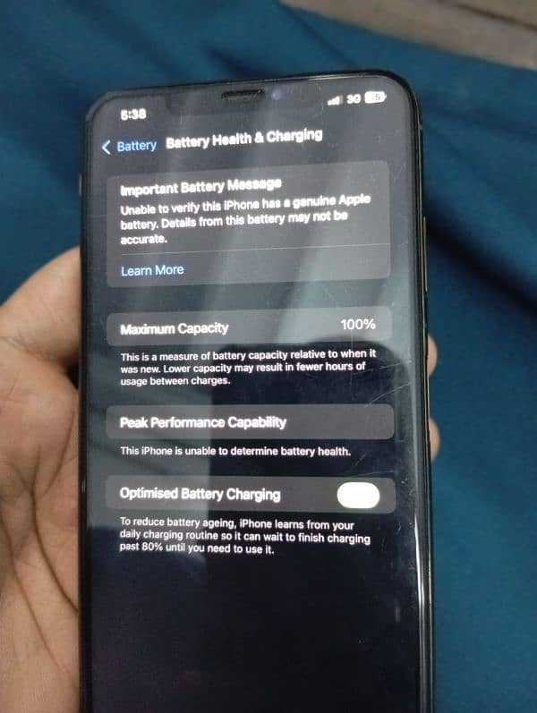 IPhone xs max (sim Working) glitch (256 gb non pta) 4