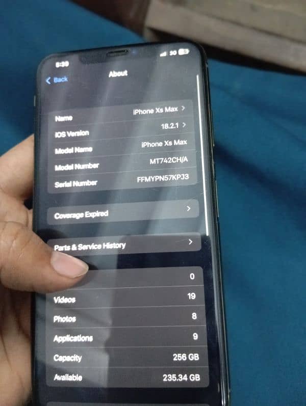 IPhone xs max (sim Working) glitch (256 gb non pta) 5