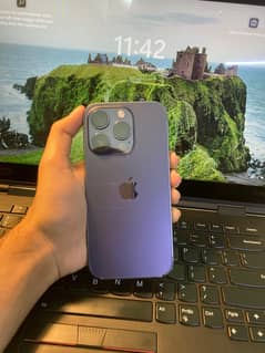 Apple iPhone 14 Pro JV NON PTA 128GB Deep Purple Apple Care+ 10/10