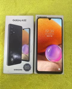 Samsung a32 mobile with box and charger