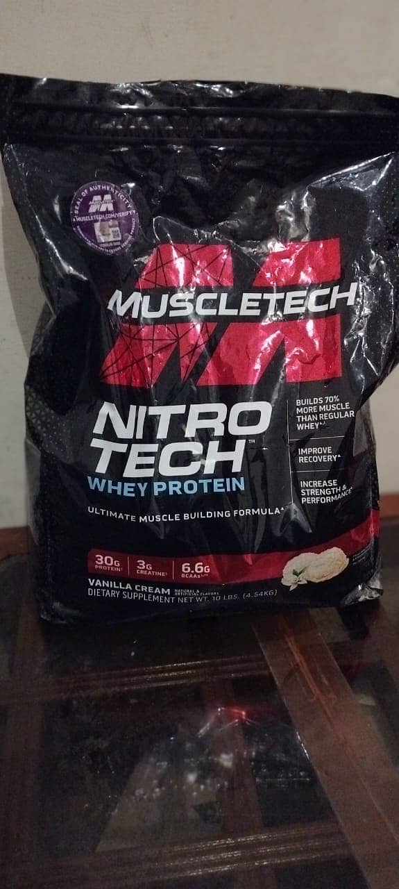 Nitro tech 10lbs Bahir sy aya ho New h just open hua hai 0