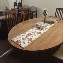 6 seater dining table