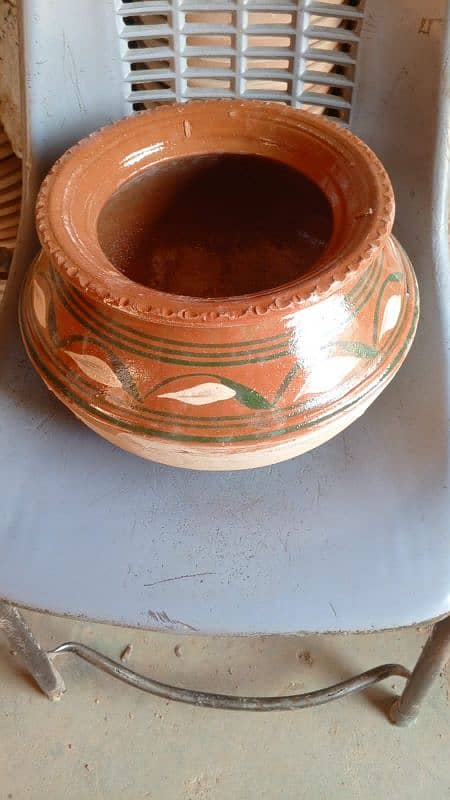 Haandi Matti kay bartan clay pot 2