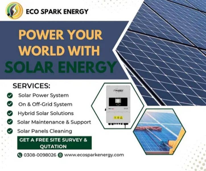 Ongrid Hybrid Solar Inverter Installation - New Ramzan Offer Available 1