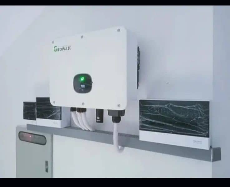 Ongrid Hybrid Solar Inverter Installation - New Ramzan Offer Available 4