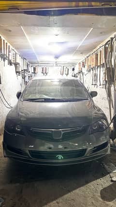 Civic reborn 2008 front bumper with body kit