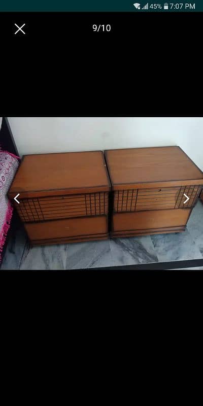 urgent sale king size bed dressing table and side table's 3