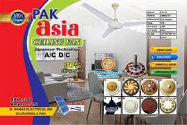 Pak Asia Ac/dc ceiling fans