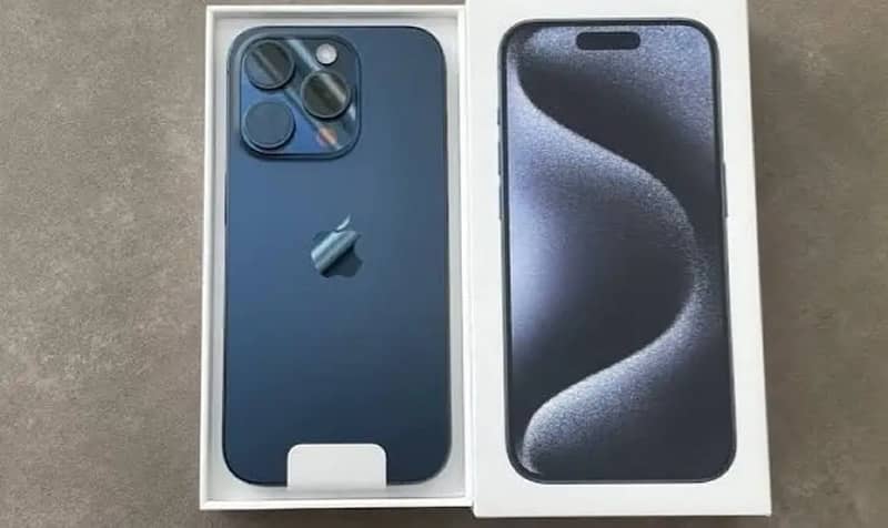 iphone 15pro max Blue titanium 0