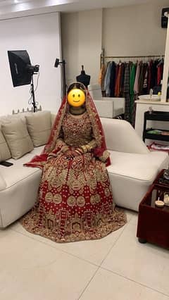 Red Bridal dress