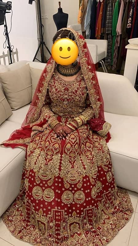 Red Bridal dress 1