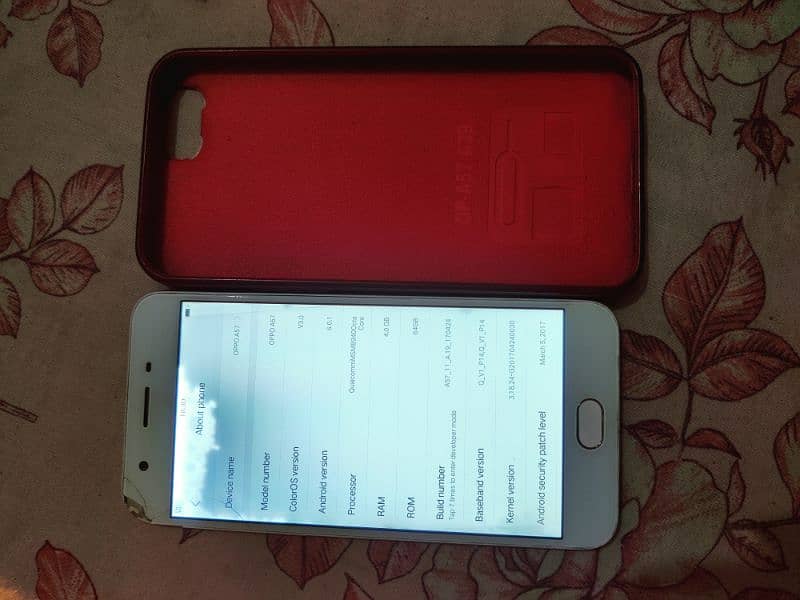 oppo a57 dual sim 4/64 pta approved for sale read addd 6