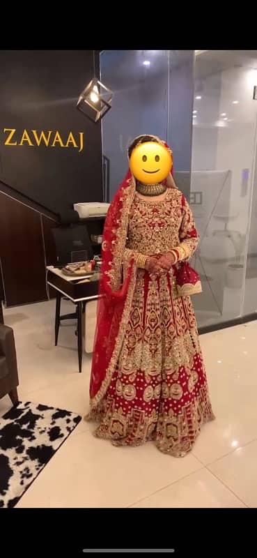 Red Bridal dress 3