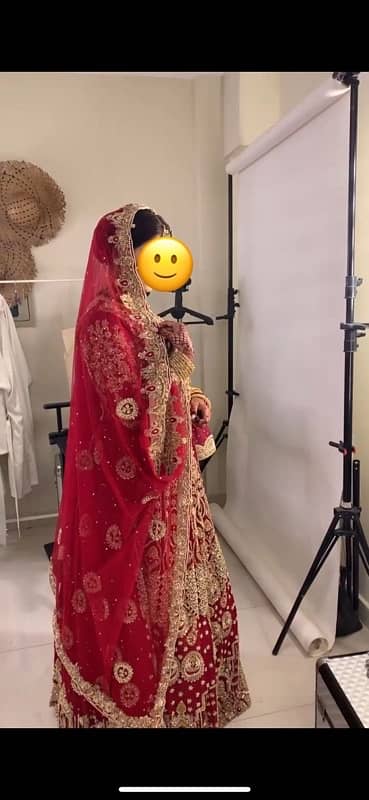 Red Bridal dress 4