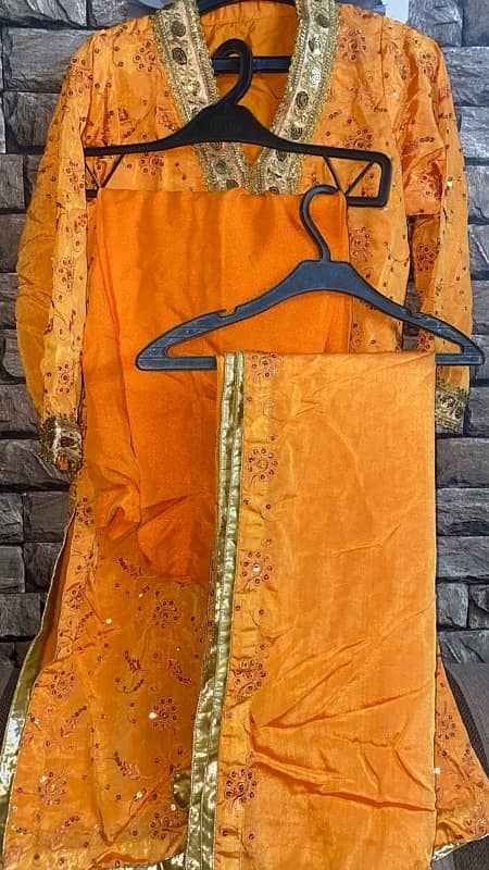 Indian raw silk shalwar/kameez/dupatta for woman 3 piece stitched set 0