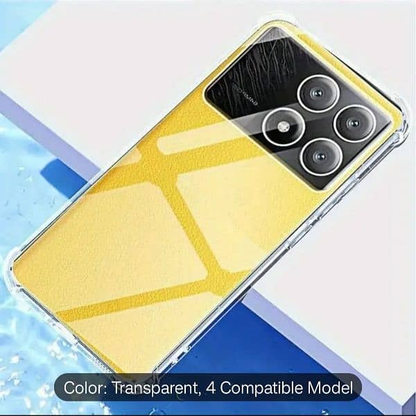 Poco X6 Pro Transparent Back Cover and Case 0