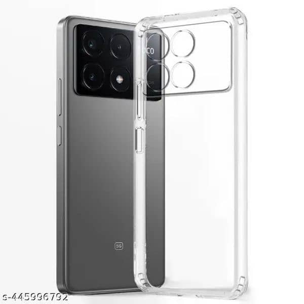 Poco X6 Pro Transparent Back Cover and Case 2