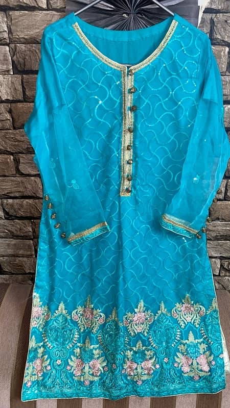 3 piece ready to wear women’s suit beautiful embroided 1