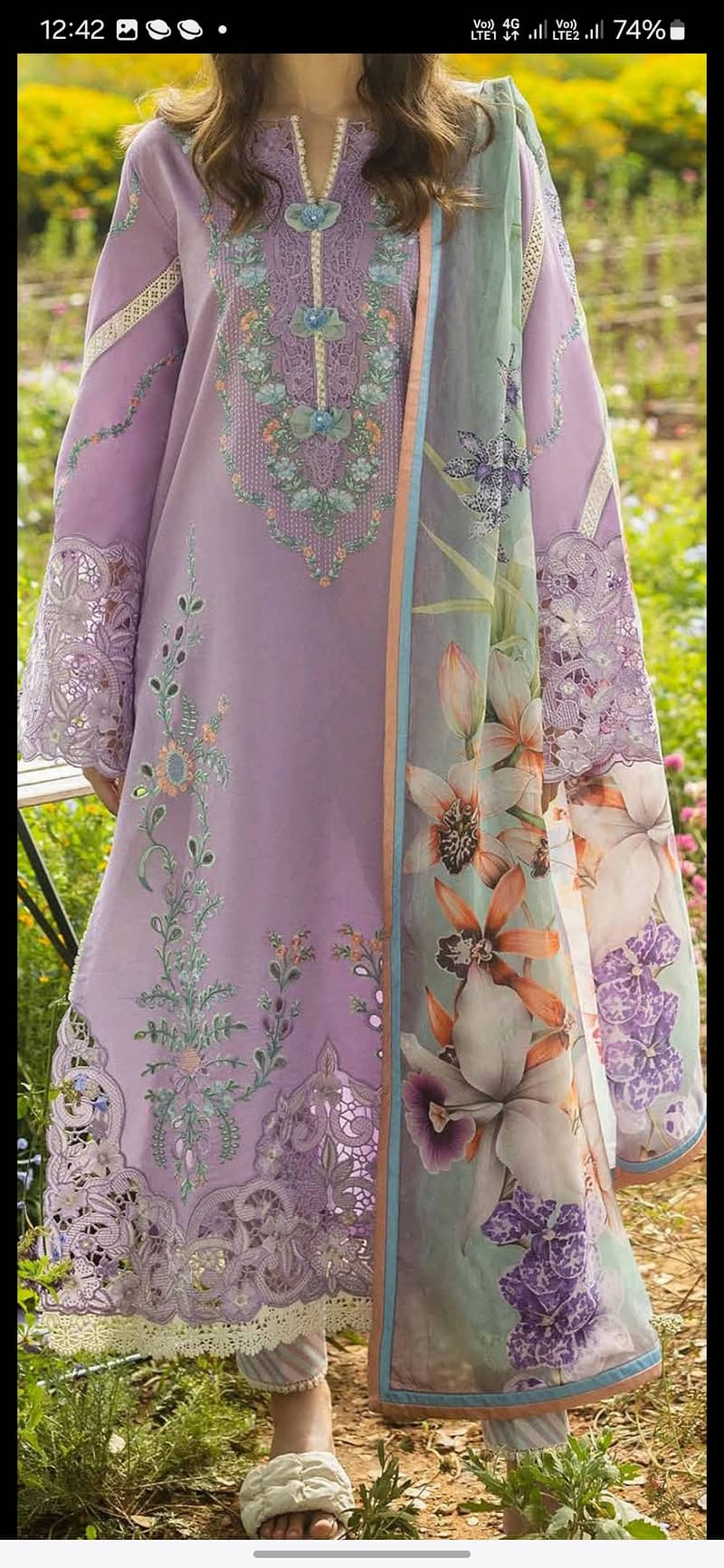 Mushq ( pixies blossom) lilac new volume hemline 2025 2